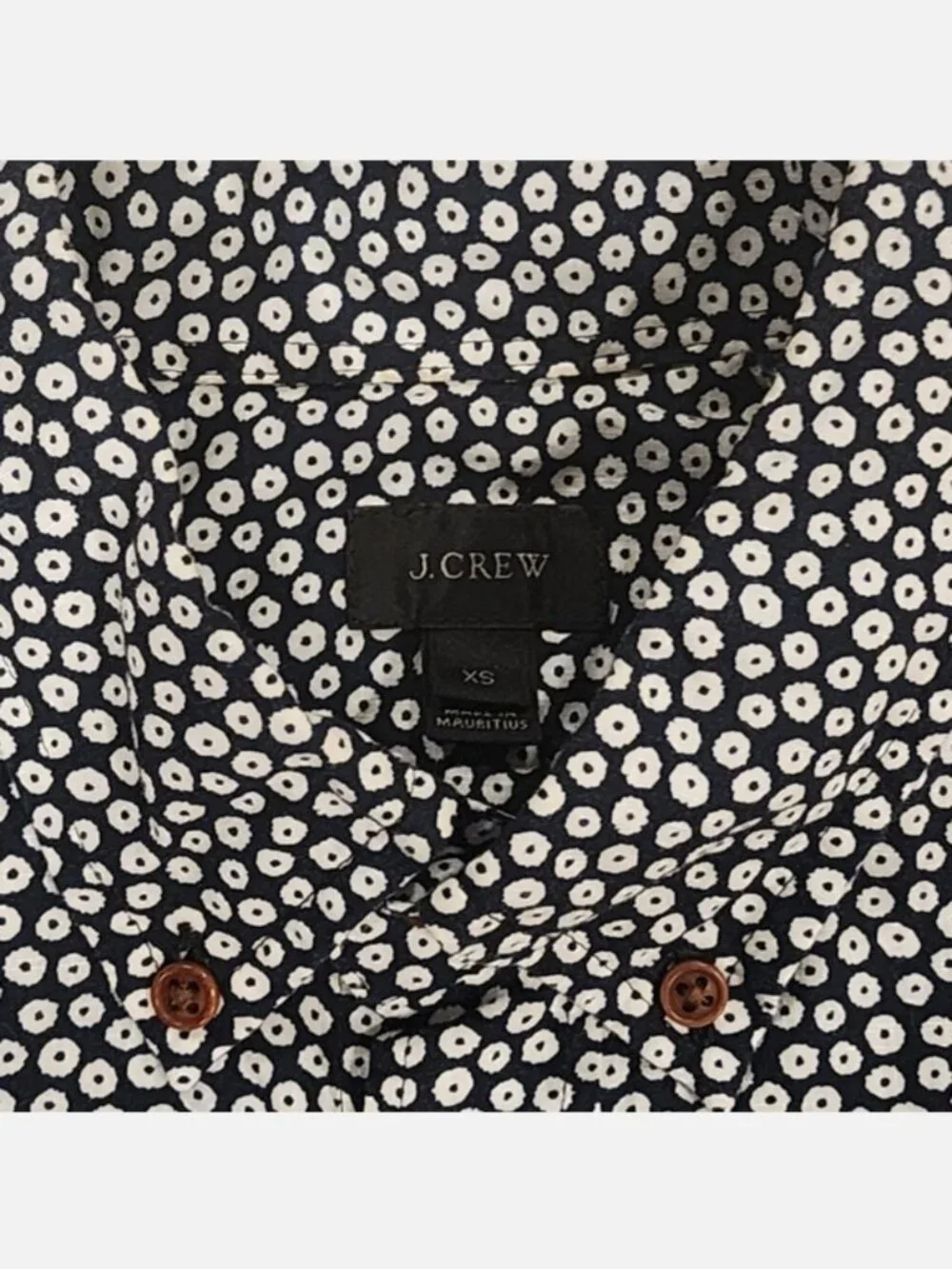 J. Crew Floral Print Short Sleeve Button Down XS